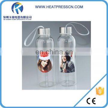 420ml Glass Bottle with White Patch