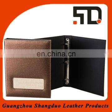 China Excellect Handmade Leather Low Price Wine Menu photo-2