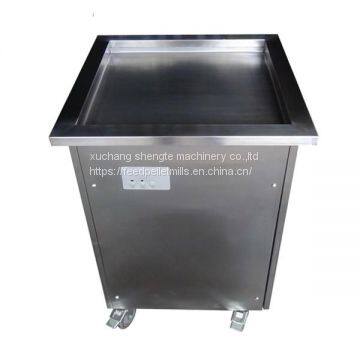 fried ice cream machine/instant ice cream rolls machine single square pan