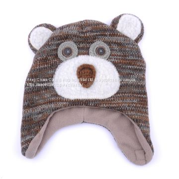 china animal beanie hat knitting pattern supplier