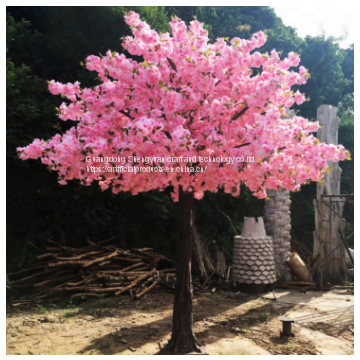 china factory artificial peach blossom tree