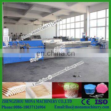 High quality medical cotton swab making machine with drying and packing