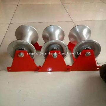 well protect roller; cable corner roller; three wheel cable roller