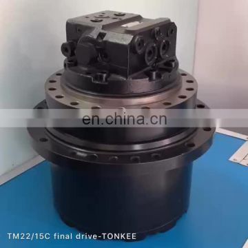 TM22 hydraulic final device & gearbox travel motor assy for E120B DX225 SK130/140 PC135/150