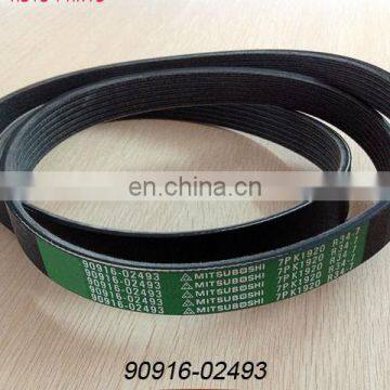 auto car spare parts fan timing belt for oem 90916-02493