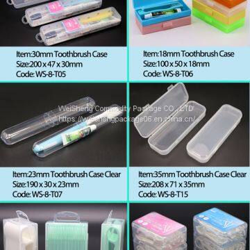 WEISHENG Factory Travel PS Toothpaste Toothbrush Case Plastic Toothpaste Toothbrush Set photo-5