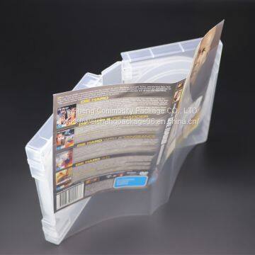 WEISHEGN 10-Discs Standard DVD/CD-ROM Box Case PP DVD Duplicator Case Storage DVD Cases Transparent With Flim 35mm photo-3