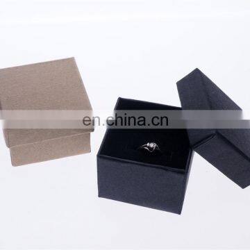 Unique black and brown paper ring box for wedding favor