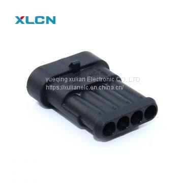 Alternate AMP Superseal 1.5 Series Amp 4 Pin Connector Housing 282106-1 282087-1 photo-4