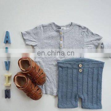 Wholesale Fashion Knitted Kids 2020 Sweater Shorts Knitted Boys Short photo-5