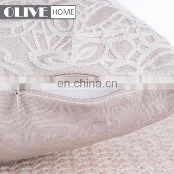 2018 Latest Design Custom Embroidery 100% Polyester/fabric Cushion Macrame Pillow Custom for Sofa photo-5
