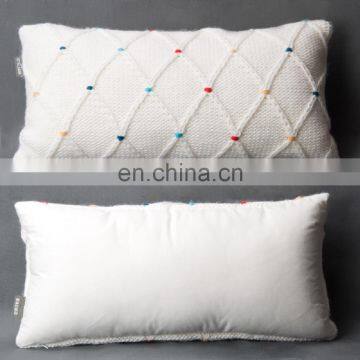 Home Decorative Knit White Throw Blanket for Couch Sofa Chair photo-6