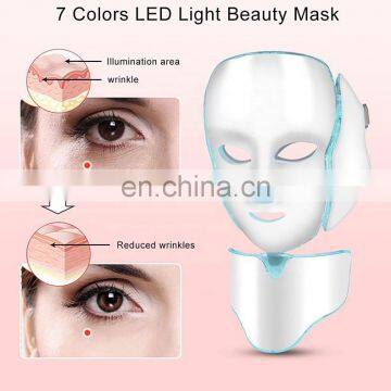 Multi-color Golden Neck Care Led Face Masks for Beauty photo-4
