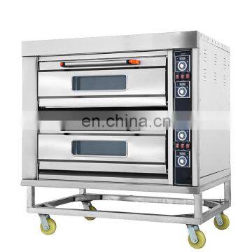 2 Layers 4 Trays Electric CE Approved Commercial Bakery Oven for Bread