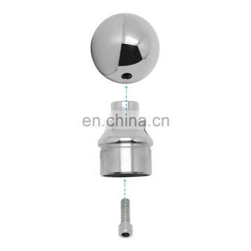 Hot Sale 316 Casting Polished Baluster Hollow Sphere Decoration Ball Joint Steel Handrail Standchion photo-4