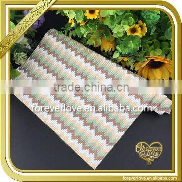 Decorative christmas rhinestone sheet iron on resin transfer FHRM-022