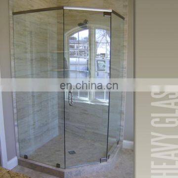 free standing glass shower enclosure 10mm tempered glass shower door