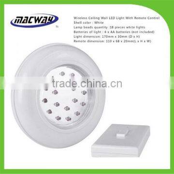 18led modern wall ceiling light fixture with remote control