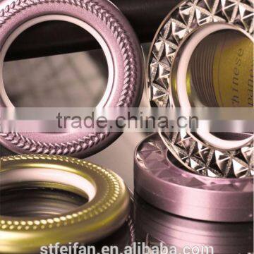 W Plastic Curtain Eyelet Iron Ring Abs Plastic Rings photo-3