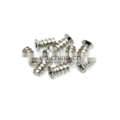 Flat head Blunt point SMS thread Euro screw furniture screw