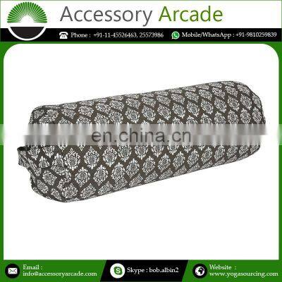 Latest Designed High Quality 100% Cotton Made Yoga Bolster At Wholesale Price With Custom Logo Accepted photo-3