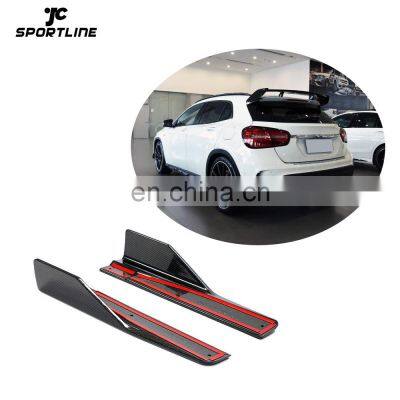 FULL Carbon Fiber GLA45 Side Splitter for Mercedes Benz GLA Class GLA45 AMG 2015-2019