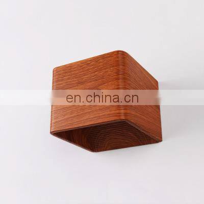 Simple Design Loft Wall Lamp Wood Metal Colorful LED Wall Light