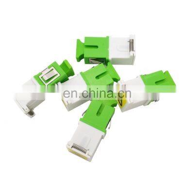 SC APC Dust Cap Optic Fiber Adapter Single Mode Simplex Fiber Optic Adapter Fiber Connector photo-4