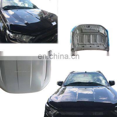 GELING Commonly Used Black Streamline Car Engine Hood For FOD RANGER'2016-2018