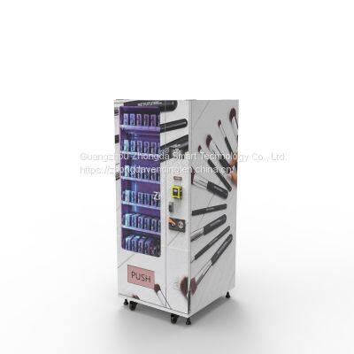 Convenience Stand-alone Indoor False Hair Cosmetic Vending Machine With Touch Screen