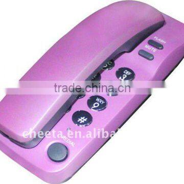 creative design trimline phone with single line and RJ11 Jack