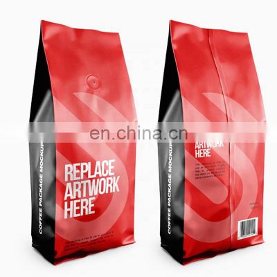 Free Sample Ziplock Plastic Private Customization Small Run Coffee Packaging Bags Foil Bag For Ground Coffee