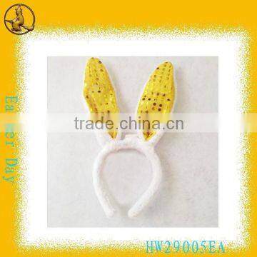 2015 Handmade Fashion White Bunny Ear Hen Party Headband