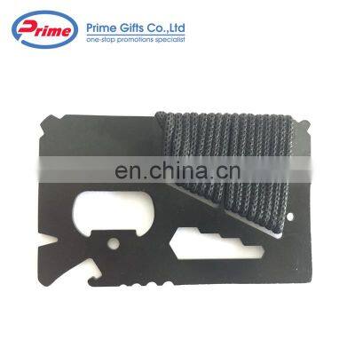 16 in 1 Multifunction EDC Survival Tool Credit Card Knife With Custom Engraved photo-3