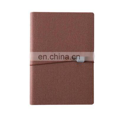 2022 Planner Custom Promotional Craft Hardcover 100 Sheets Paper Notebook Agenda With Business Card Pocket