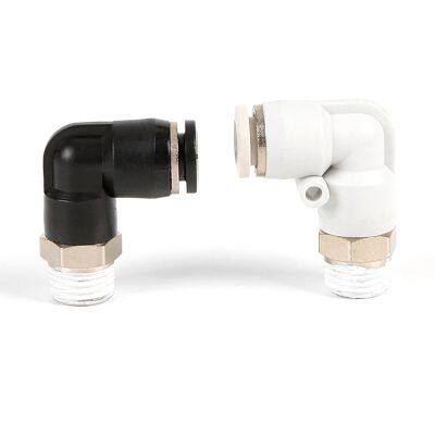 PL Series Plastic Male Pneumatic Push to Connect 90 Degree Elbow Quick Fittings photo-3