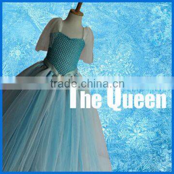 Elsa Dress Cosplay Costume in Frozen Elsa Girls Dress