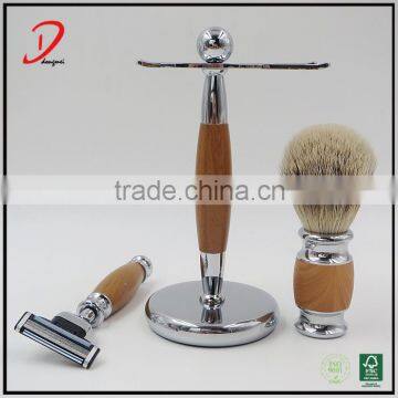 Hot Selling Silvertip Badger Hair OEM Men Shaving Brush Set