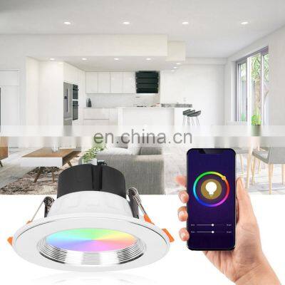Tuya Smart APP Controlled WiFi LED Ceiling Light Round Smart Down Light Compatible With Alexa/Google Home photo-3