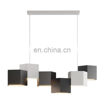 High Quality Home LED Pendant Lighting Metal and Acrylic Hanging Lamp Simple Modern Hotel Ceiling Lamp