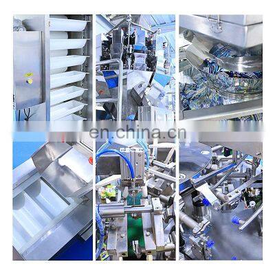 Multihead Weigher Packing Stand Up Ziplock Pouch Filling Instant Cocoa Powder Coffee Bean Doypack Packaging Machine photo-4