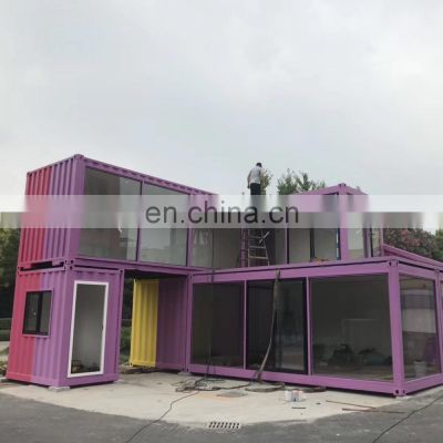 Prefabricated modular steel  shop container