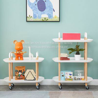 Round shelving cart kitchen shelving bathroom kitchen clutter storage cart shelving living room nightstand