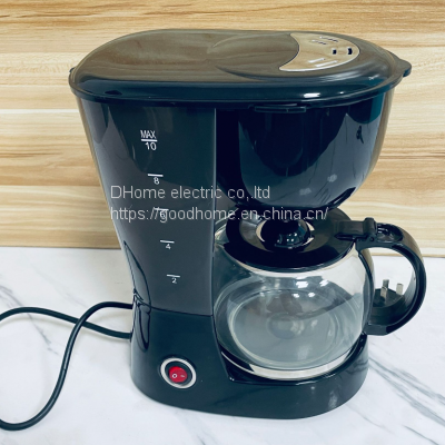 Coffee machine button drip type automatic coffee pot brewing tea pot brewed coffee machine