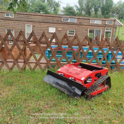 China made slope mower cost low price for sale, chinese best wireless remote control lawn mower