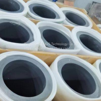 NSiC Heating Protective Tubes, Nitride Bonded Silicon Carbide Ceramic Tubes, Advanced NSiC Radiant Tubes