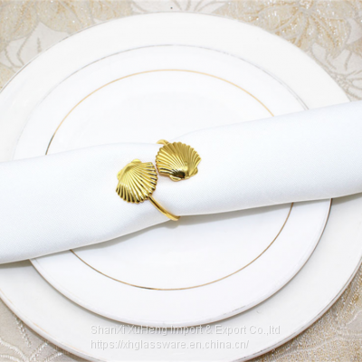 Western Restaurant European Napkin Storage Luxury Metal Napkin Ring photo-4