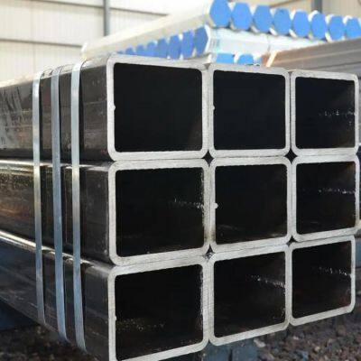 Tubo de aço quadrado SCH80 com seção oca e tubos de aço retangular sem costura provenientes da China