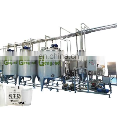 Industrial automatic pasteurized milk processing line