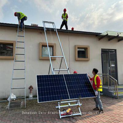 Wire Rope Construction Elevator Ladder Lift Hoists Solar Panel Lift 4-25M Motor 150 Photovoltaic Panel Glass Lift Electric Steel